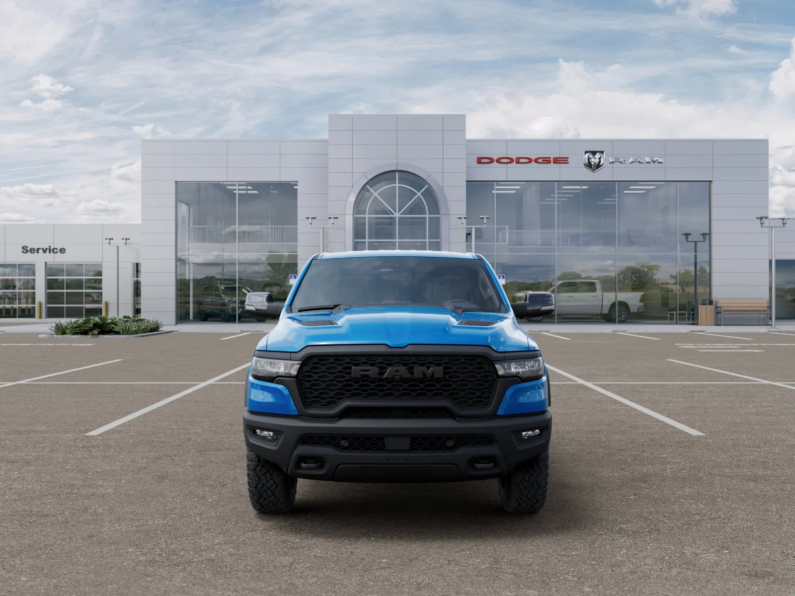 New 2026 Hydro Blue Pearl-Coat Exterior Paint RAM Rebel image 33