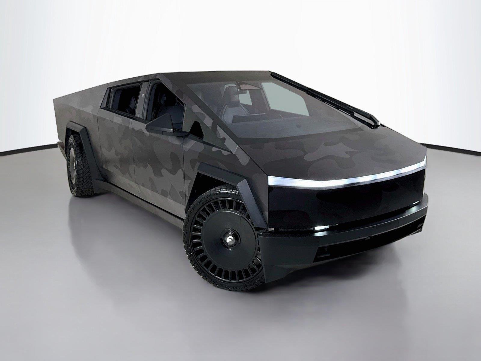 Used 2024 Camo Wrapp Tesla Cyberbeast | Forgiato Wheels | Camo Wrap image 35