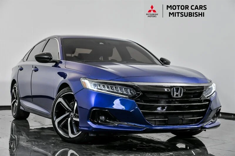 Used 2021 Blue Honda Sport image 1