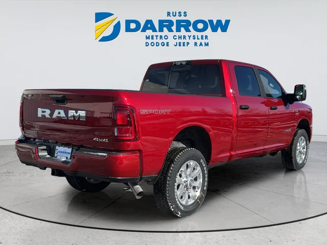 New 2026 Molten Red Pearl-Coat Exterior Paint RAM Big Horn image 5