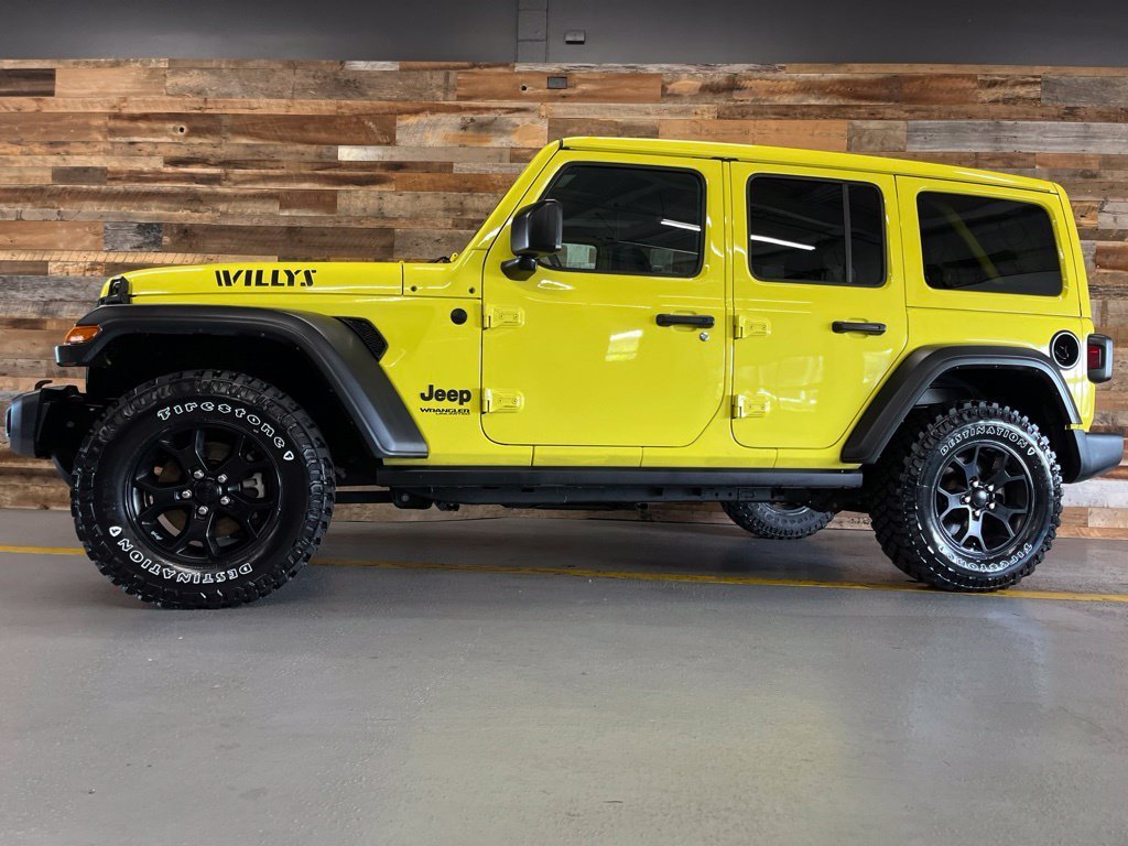 Used 2022 High Velocity Clearcoat Jeep Unlimited Willys image 19