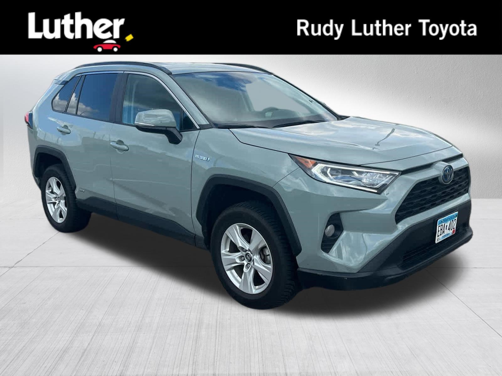 Used 2020 Lunar Rock Toyota Hybrid XLE image 1