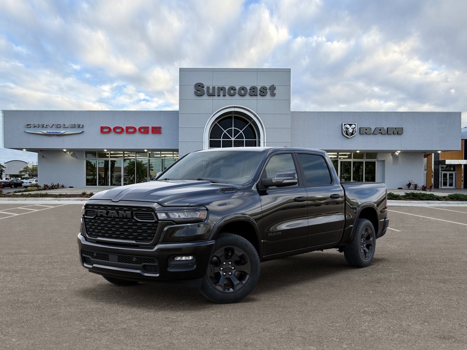 New 2026 Diamond Black Crystal Pearl-Coat Exterior Paint RAM BIG HORN image 6