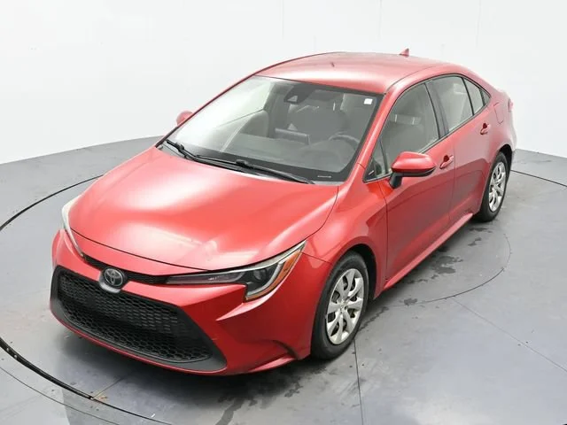 Used 2020 Barcelona Red Metallic Toyota LE image 19