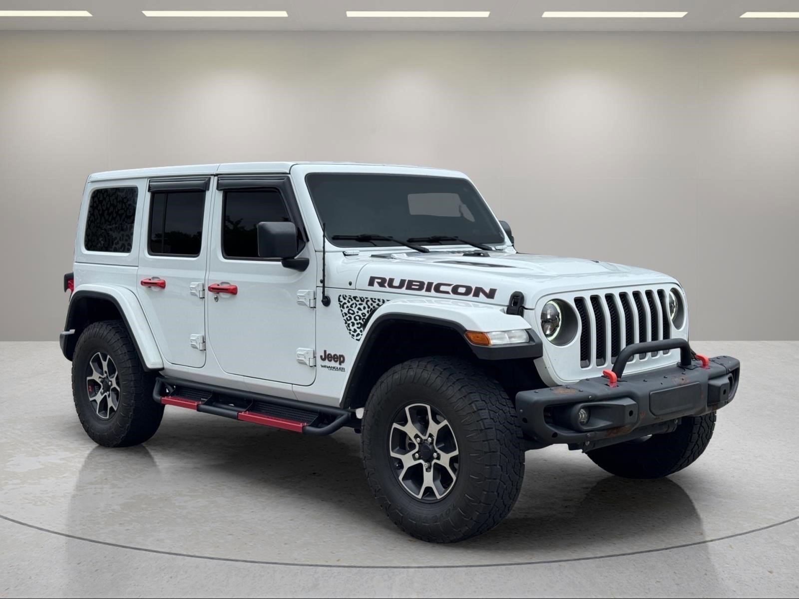 Used 2020 Bright White Clearcoat Jeep Rubicon image 7