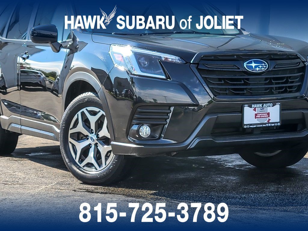 Used 2023 Crystal Black Silica Subaru Premium image 2