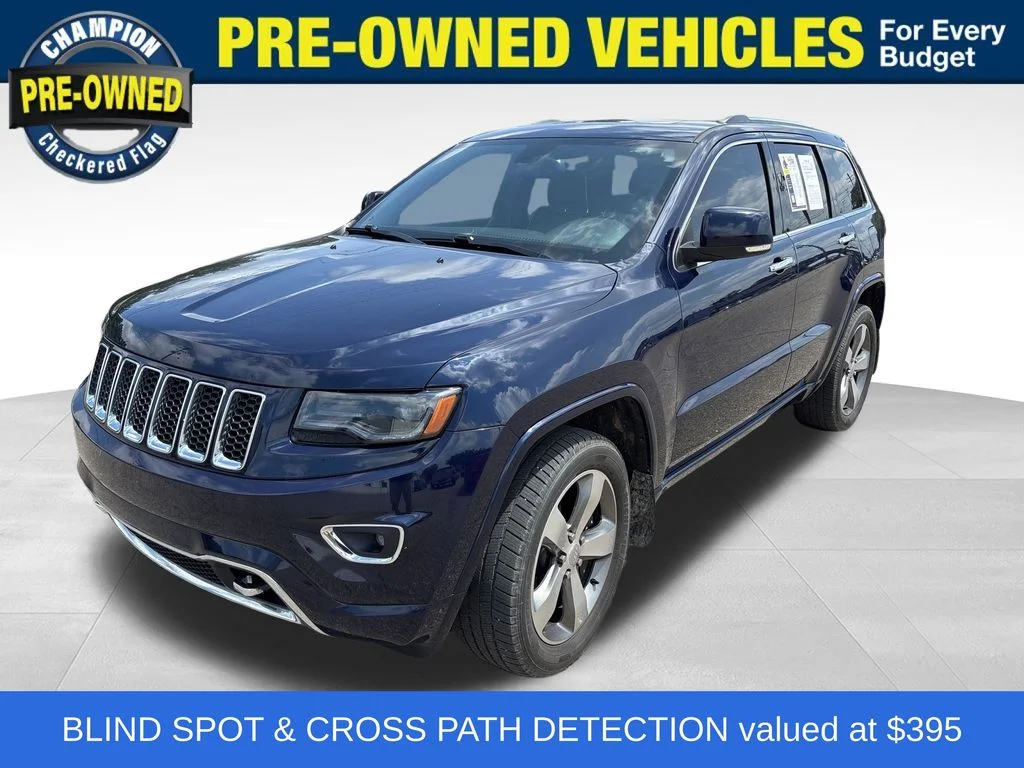 Used 2015 Blue Jeep Overland image 1