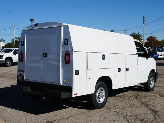 New 2025 White Chevrolet Work Van image 14