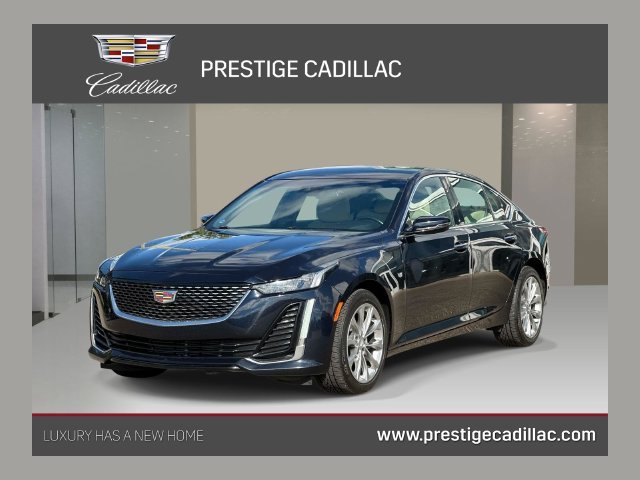 Used 2021 Blue Cadillac Premium Luxury image 1
