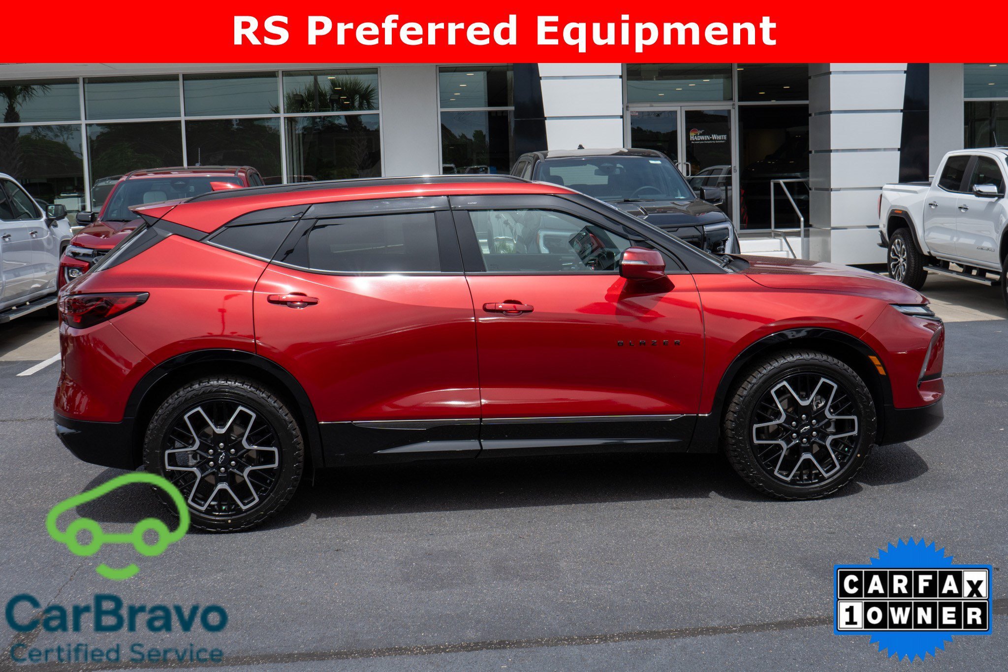 Used 2023 Radiant Red Tintcoat Chevrolet RS image 2