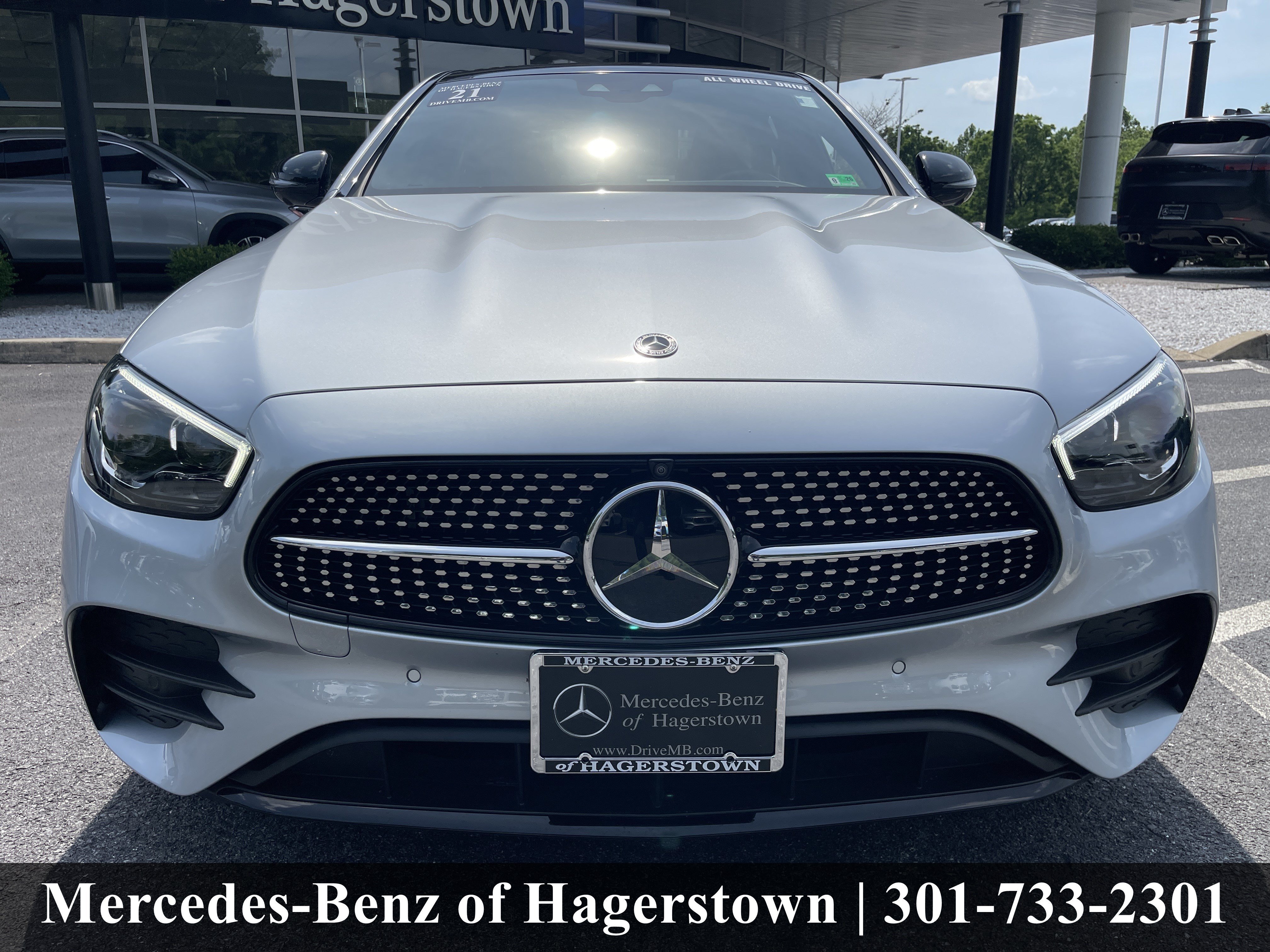 Certified Used 2021 Cirrus Silver Metallic Mercedes-Benz E 350 4MATIC® Sedan image 2