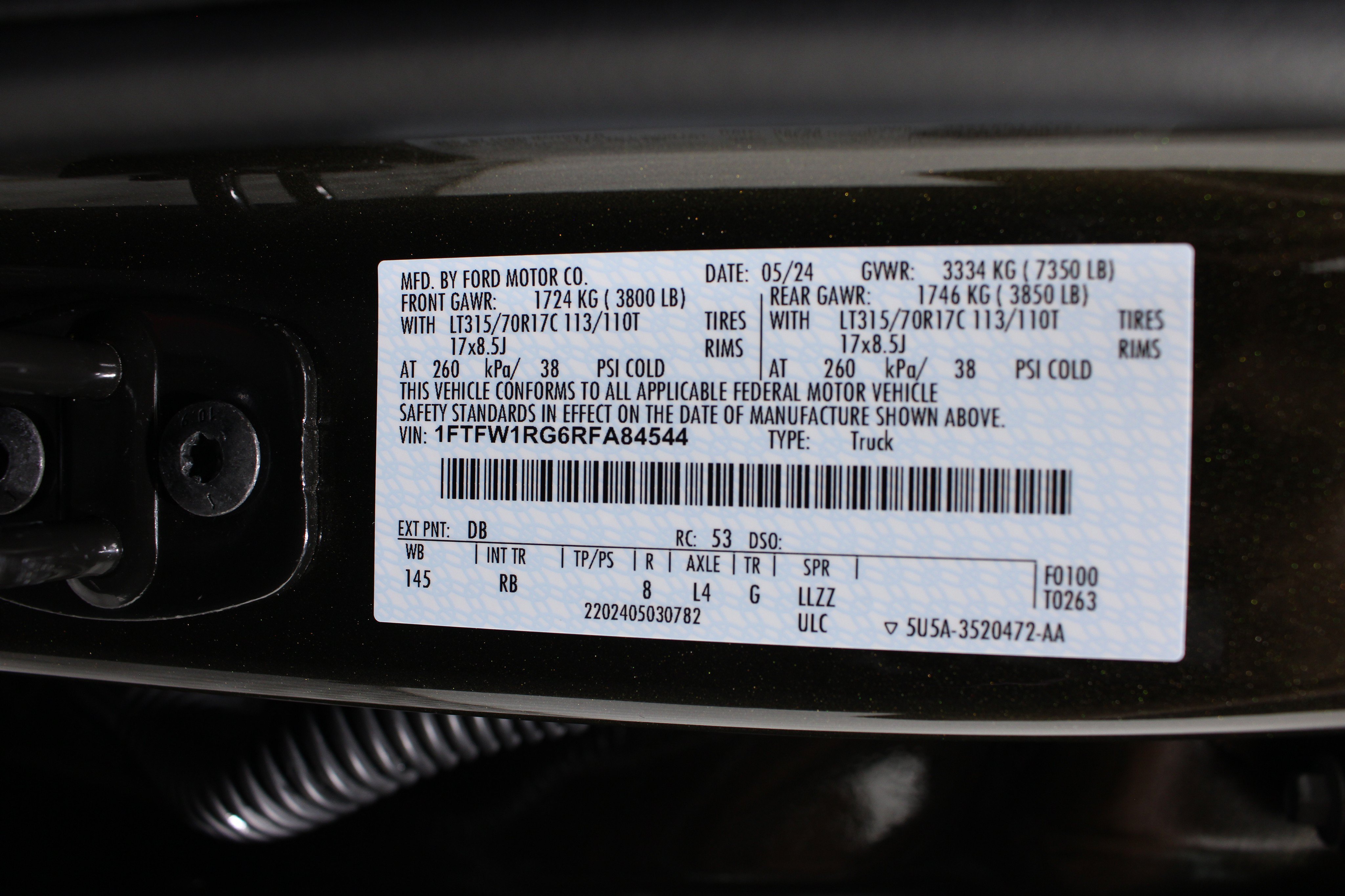 Used 2024 Shelter Green Ford Raptor image 44