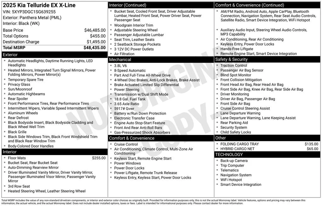 Used 2025 Gray Kia EX X-Line image 5