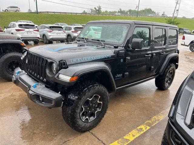 Used 2023 Black Jeep Rubicon 4xe image 1