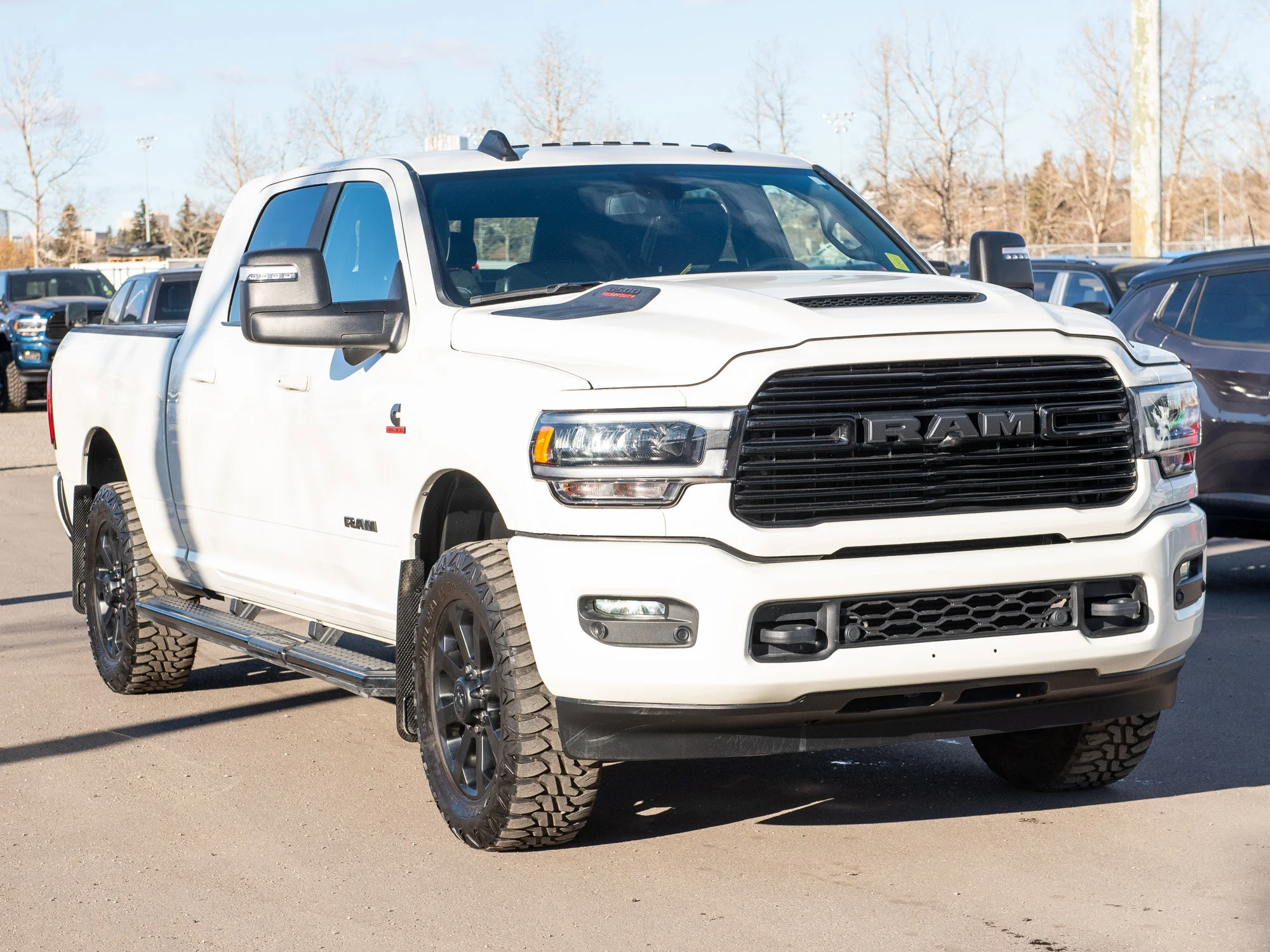 Certified Used 2024 White RAM Laramie * Cummins | Night Edition 6Passenger | Towing Tech | 5th Wheel | Heated Seats image 9