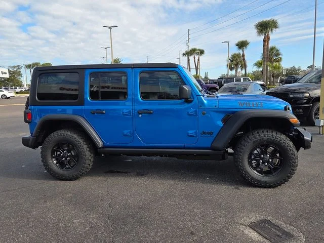 New 2026 Hydro Blue Pearl-Coat Exterior Paint Jeep Willys image 8