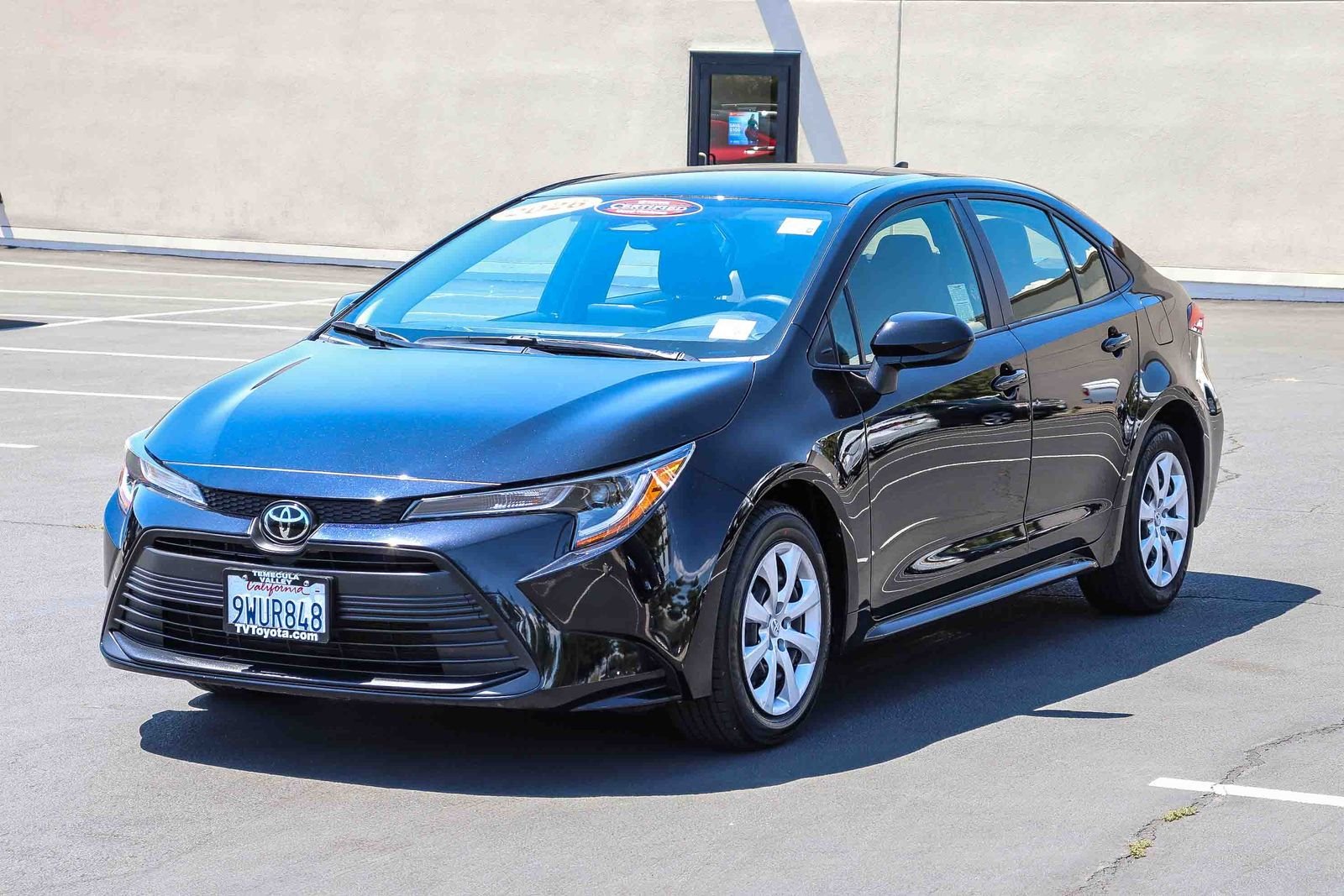 Certified Used 2026 Midnight Black Metallic Toyota LE image 3