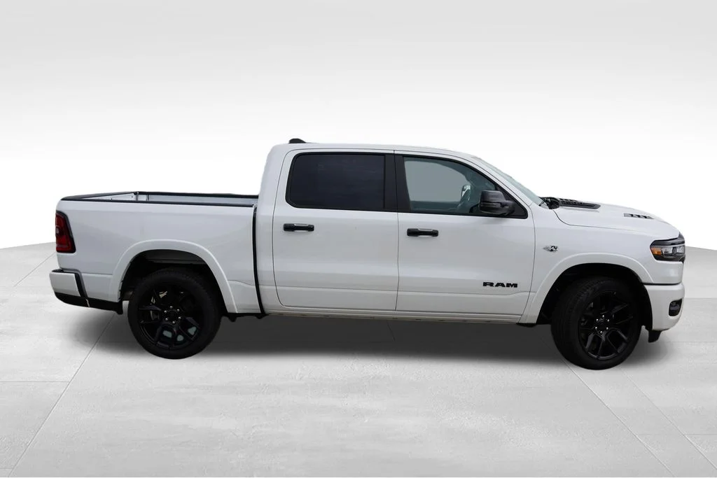New 2026 Ivory White Tri-Coat Pearl-Coat Exterior Paint RAM Laramie image 3