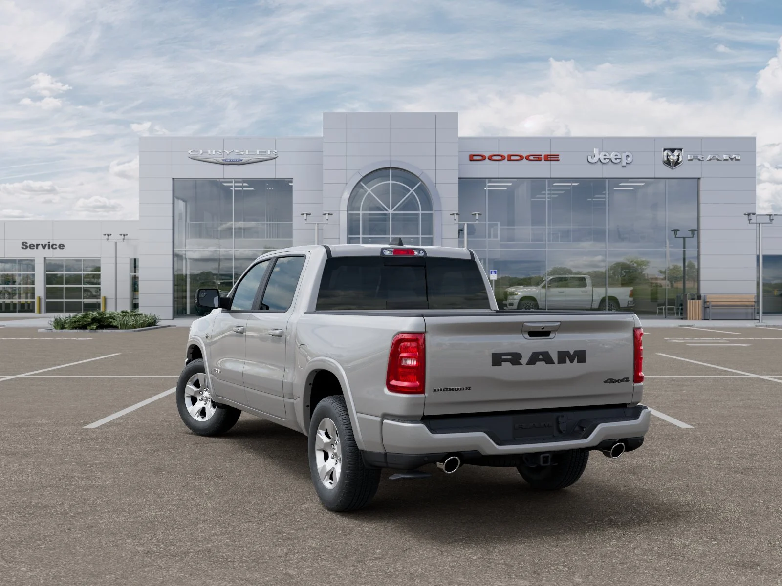 New 2026 Silver Zynith Exterior Paint RAM Big Horn/Lone Star image 33
