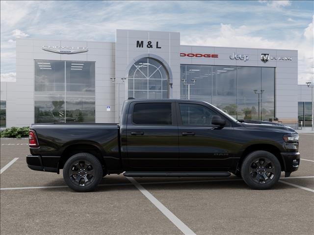 New 2026 Diamond Black Crystal Pearl-Coat Exterior Paint RAM Express Crew Cab 4x4 5