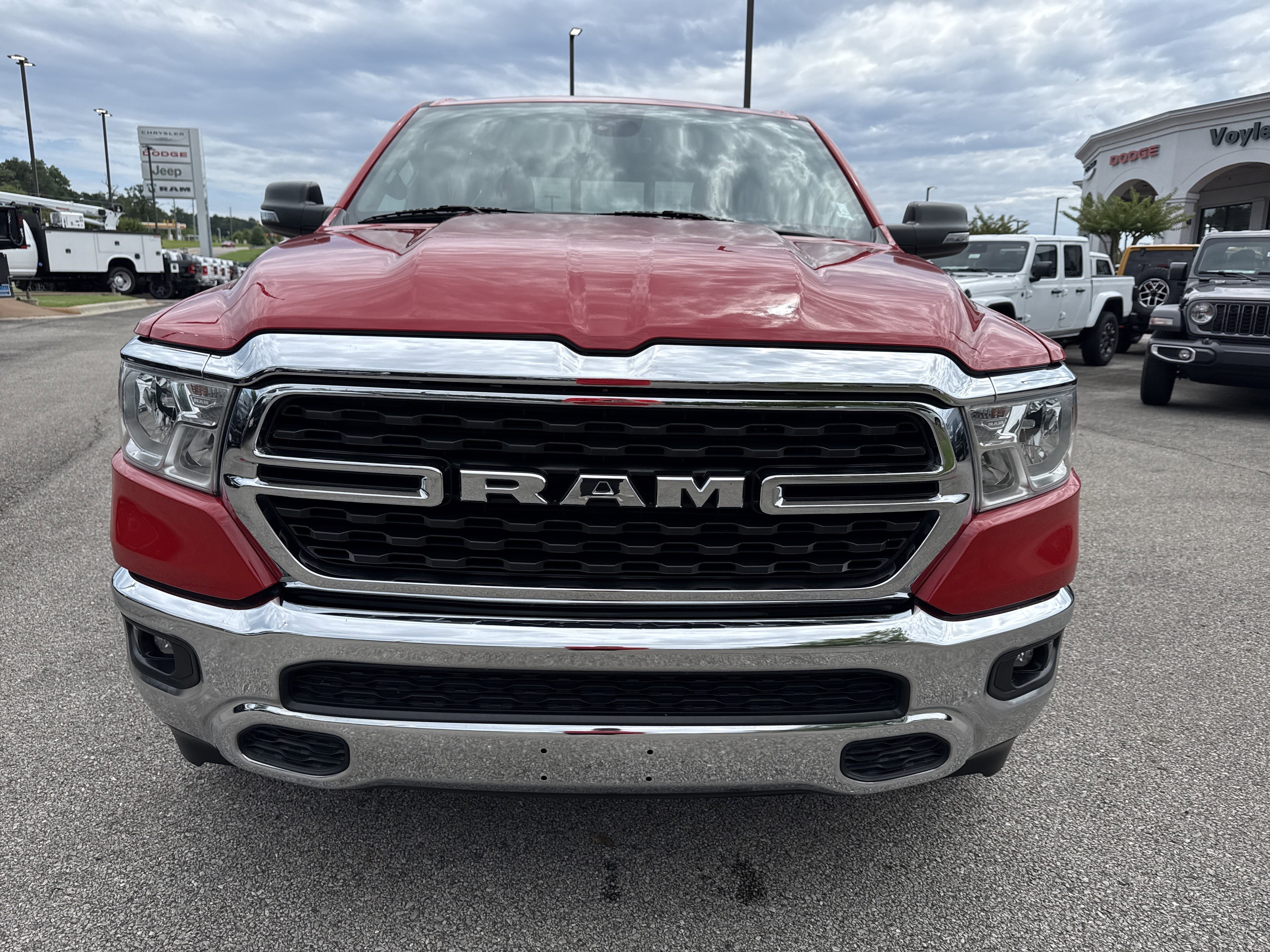 Used 2023 Flame Red Clearcoat Ram Big Horn image 2