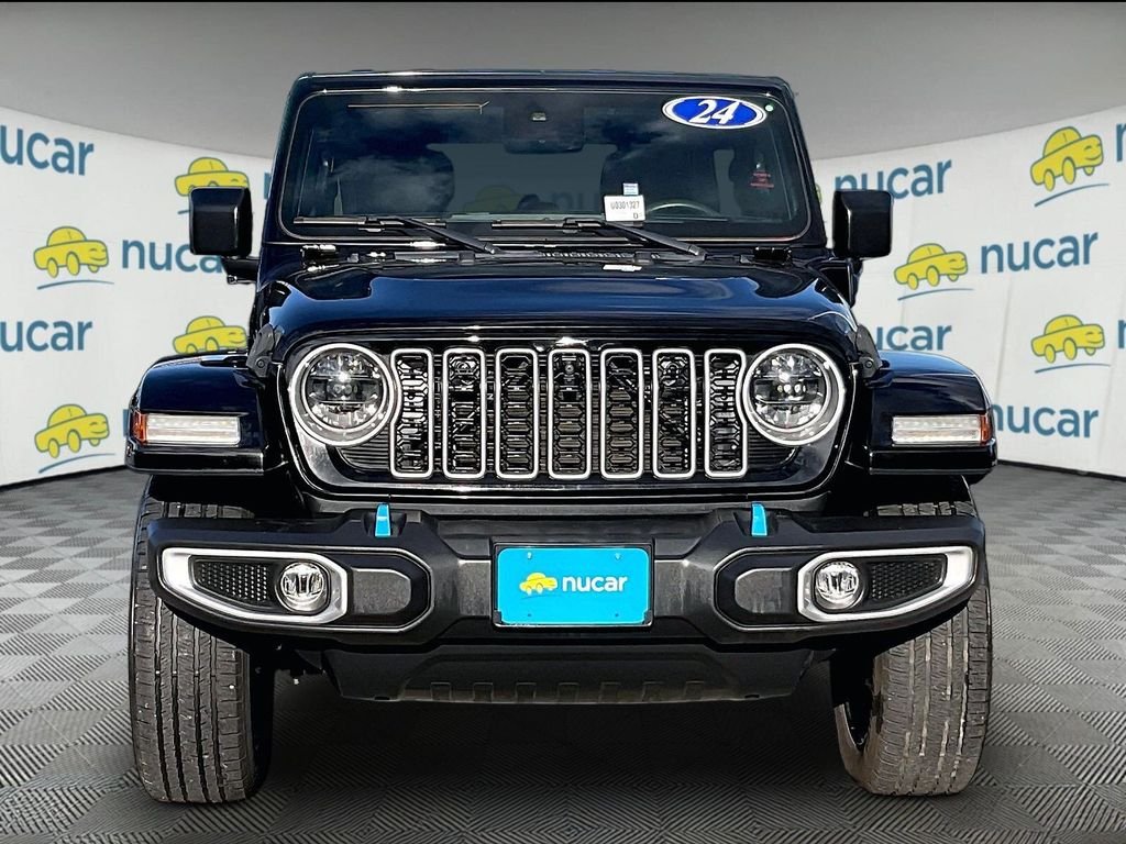Used 2024 Black Jeep Sahara 4xe image 2