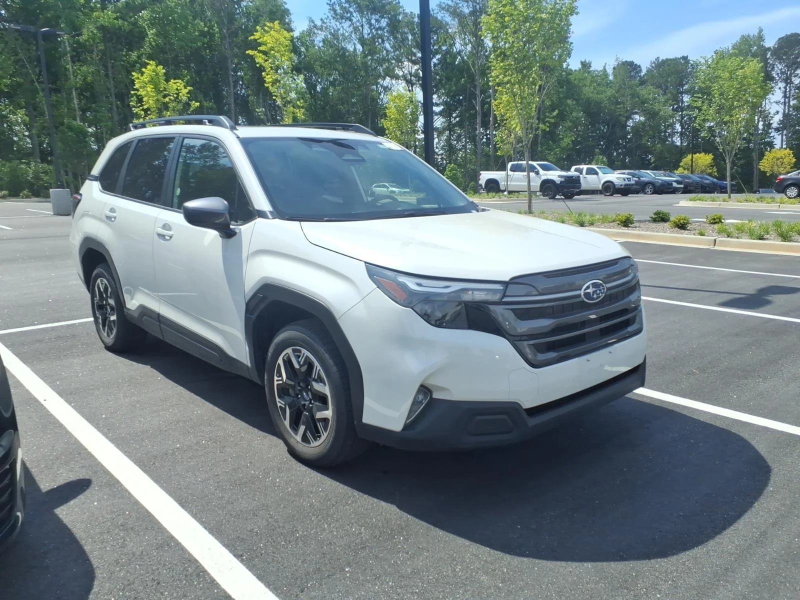 Certified Used 2025 Crystal White Pearl Subaru Premium image 3