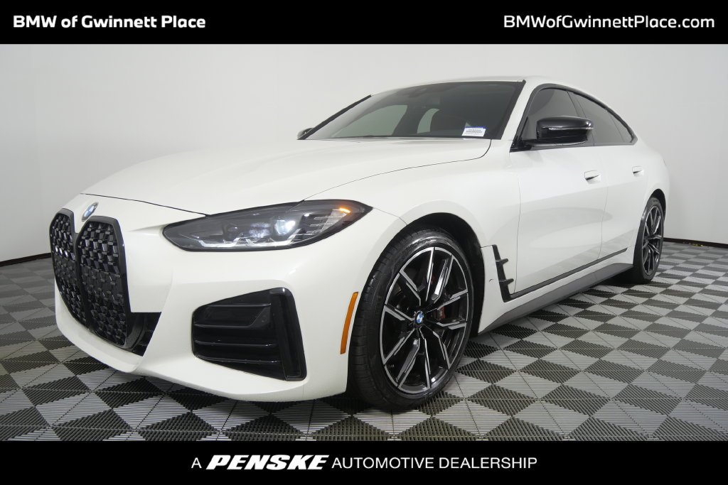 Certified Used 2023 Mineral White Metallic BMW 430i Gran Coupe image 1