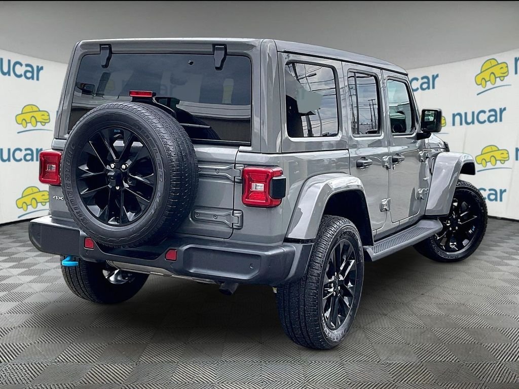 Used 2023 Gray Jeep Sahara 4xe image 6
