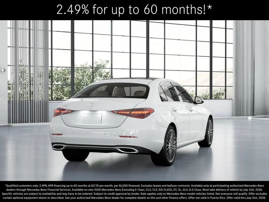 New 2026 Polar White Mercedes-Benz C 300 image 65