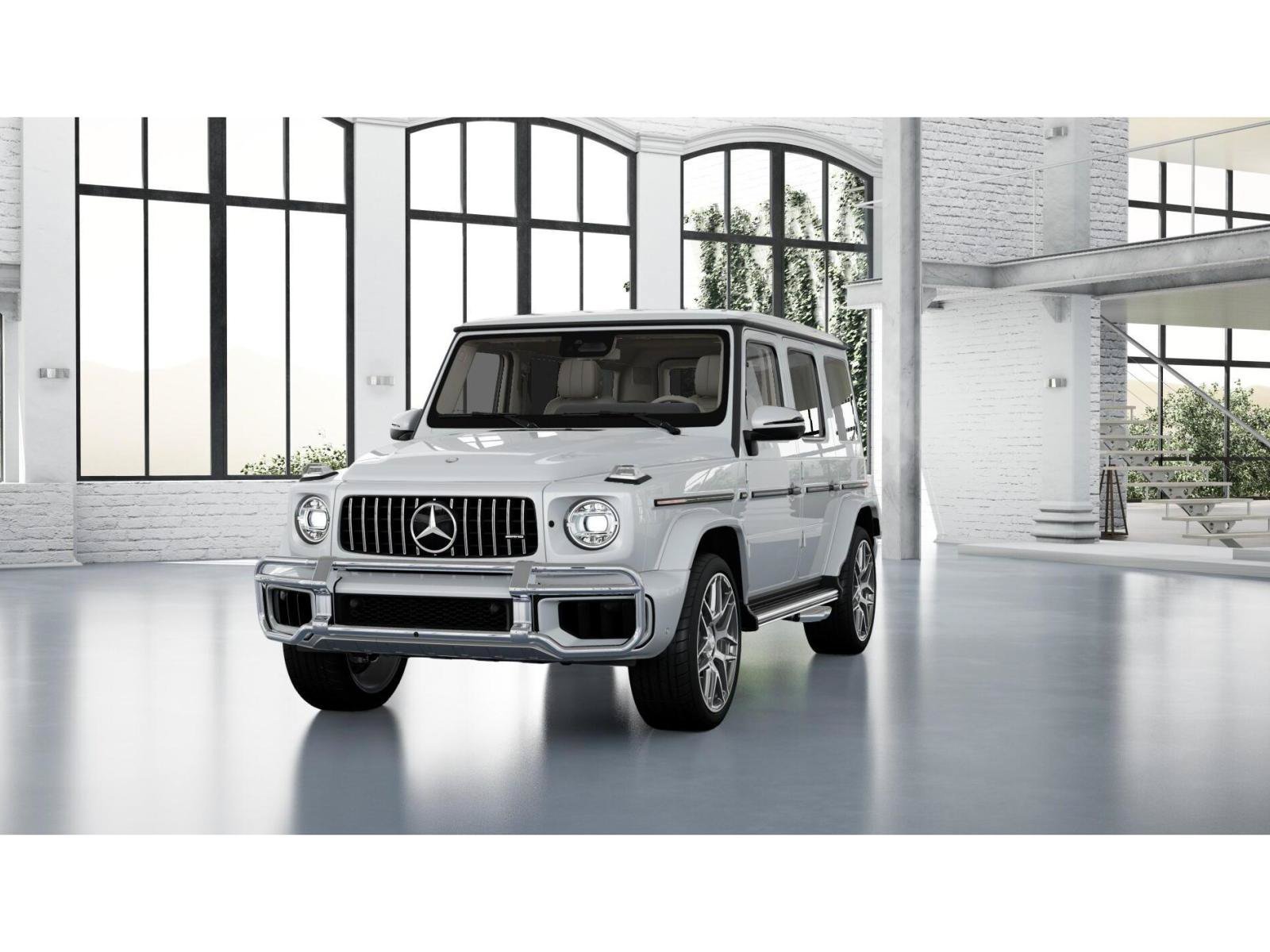 New 2027 MANUFAKTUR Moonlight White Metallic Mercedes-Benz AMG® G 63 SUV image 84