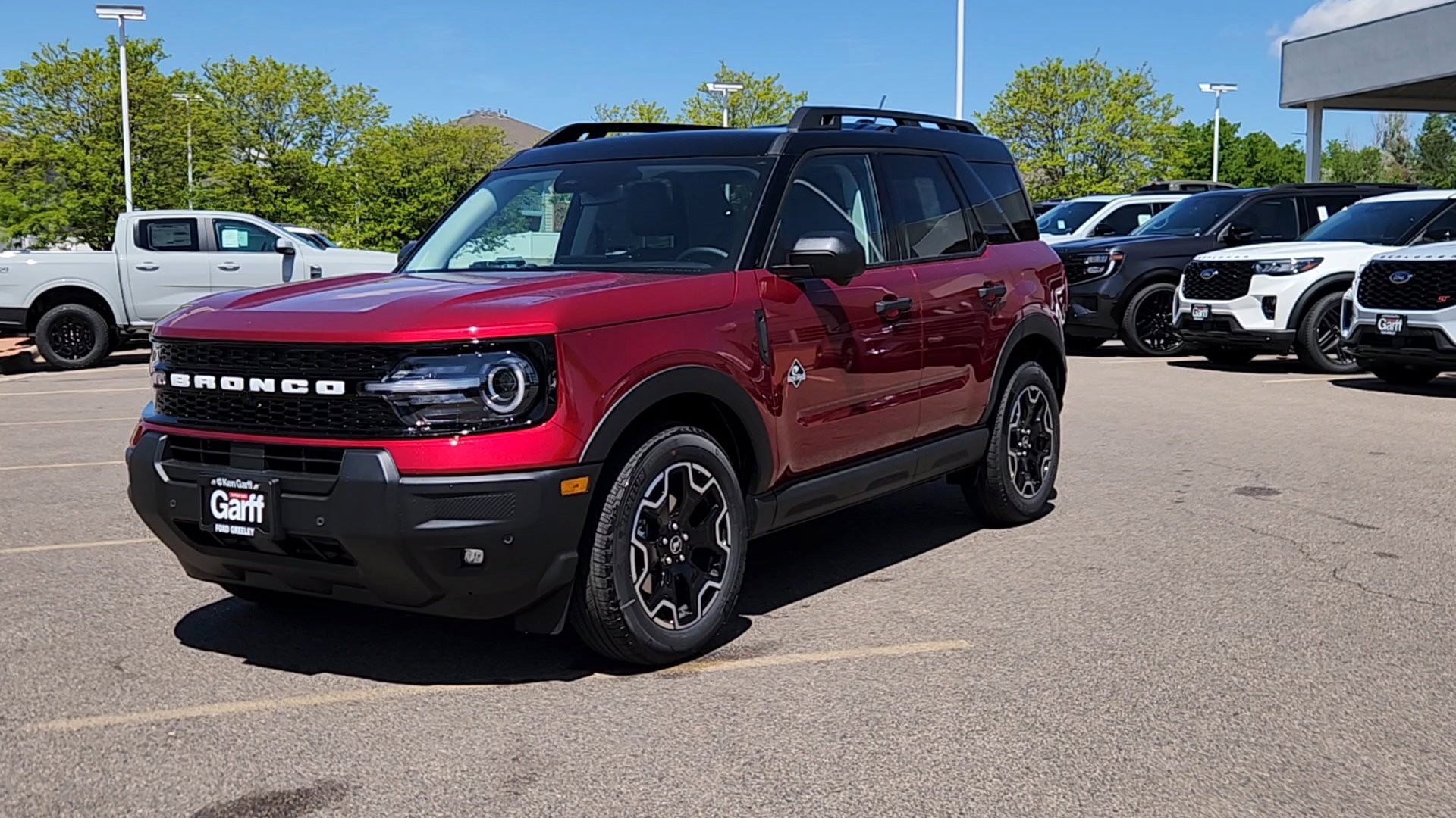 New 2026 Ruby Red Metallic Tinted Clearcoat Ford Outer Banks image 2