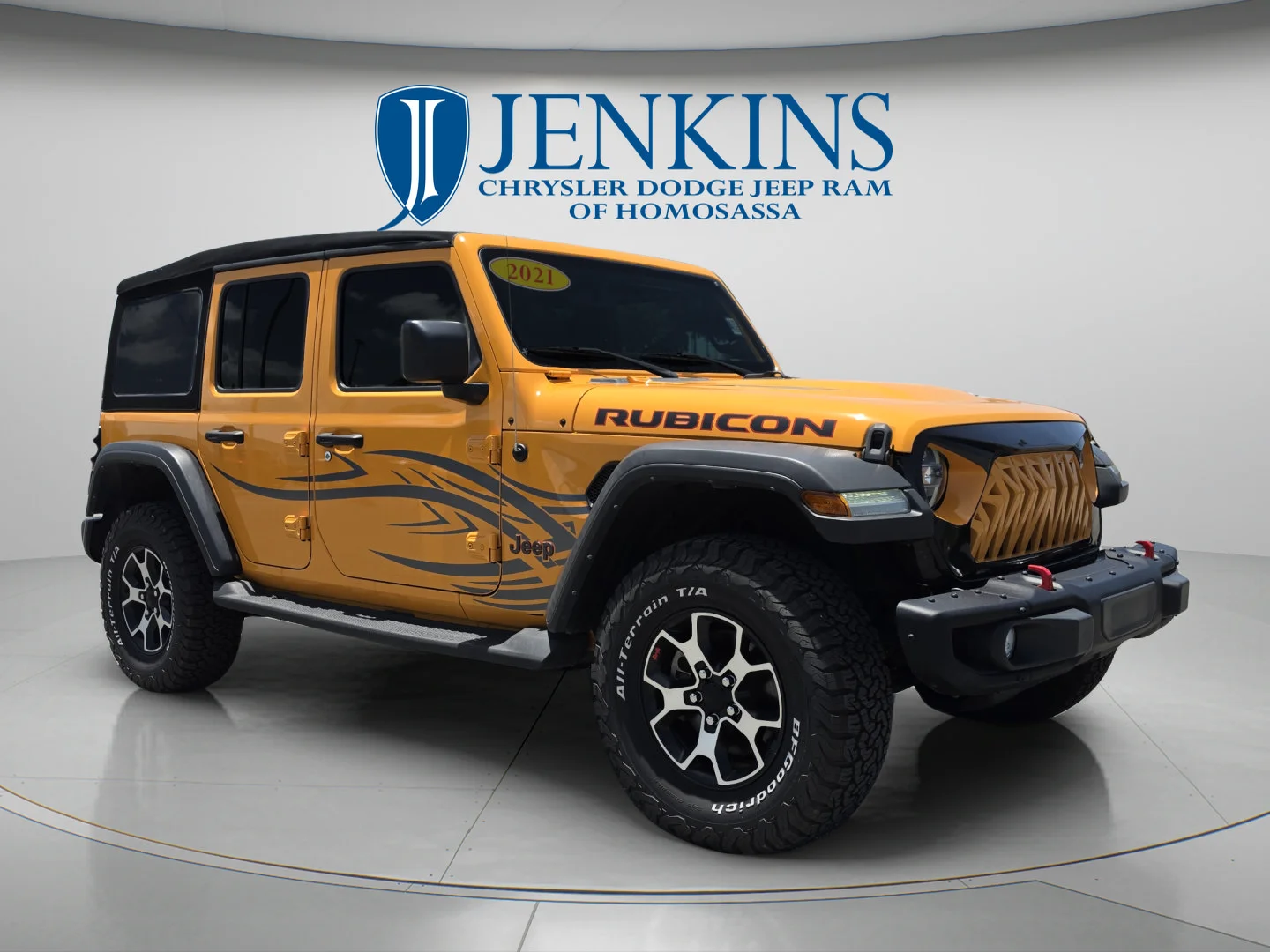 Used 2021 Nacho Clearcoat Jeep Unlimited Rubicon image 2