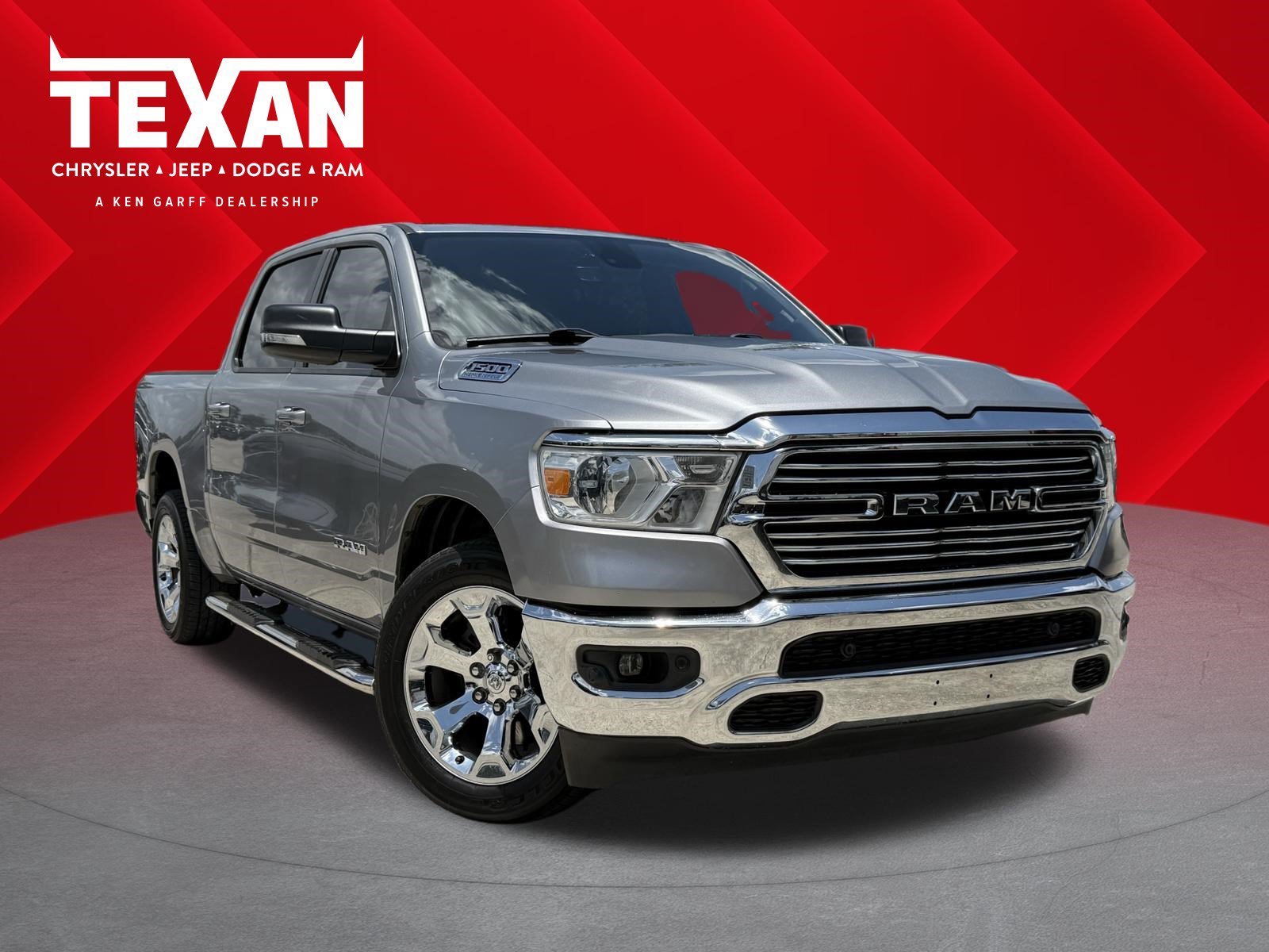 Used 2021 Billet Silver Metallic Clearcoat Ram Lone Star image 1