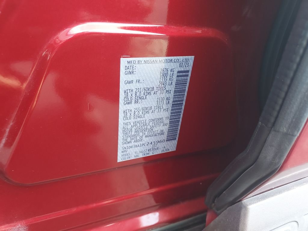 Used 2023 Red Nissan SV image 24