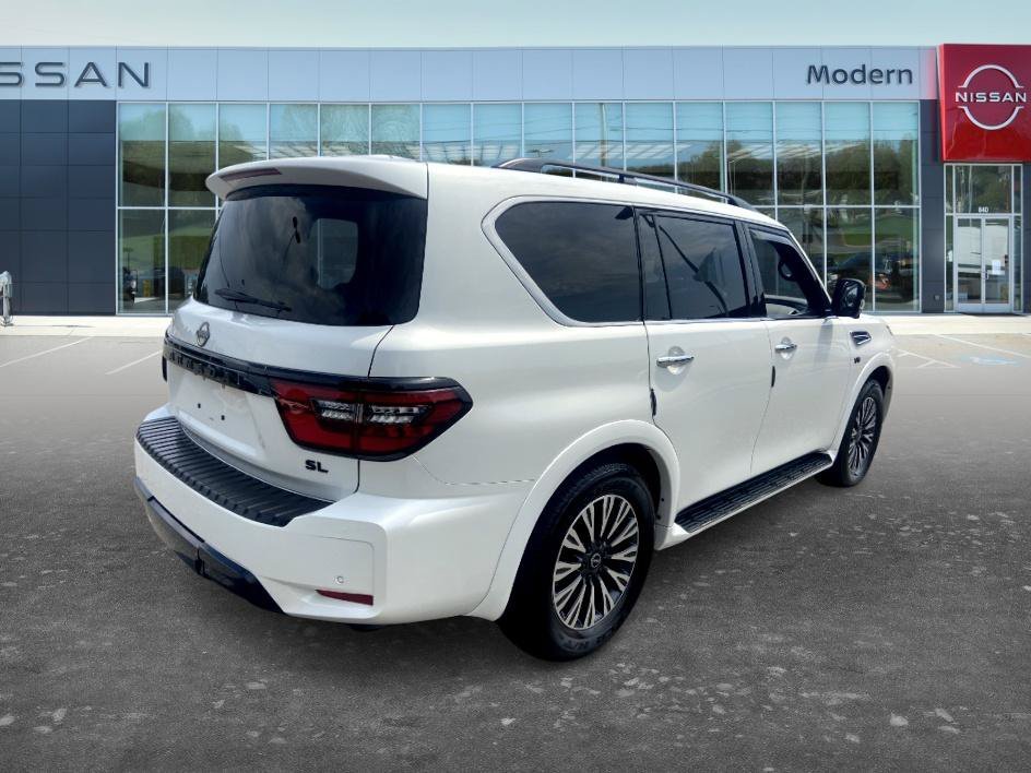Used 2021 Aspen White Tricoat Nissan SL image 5