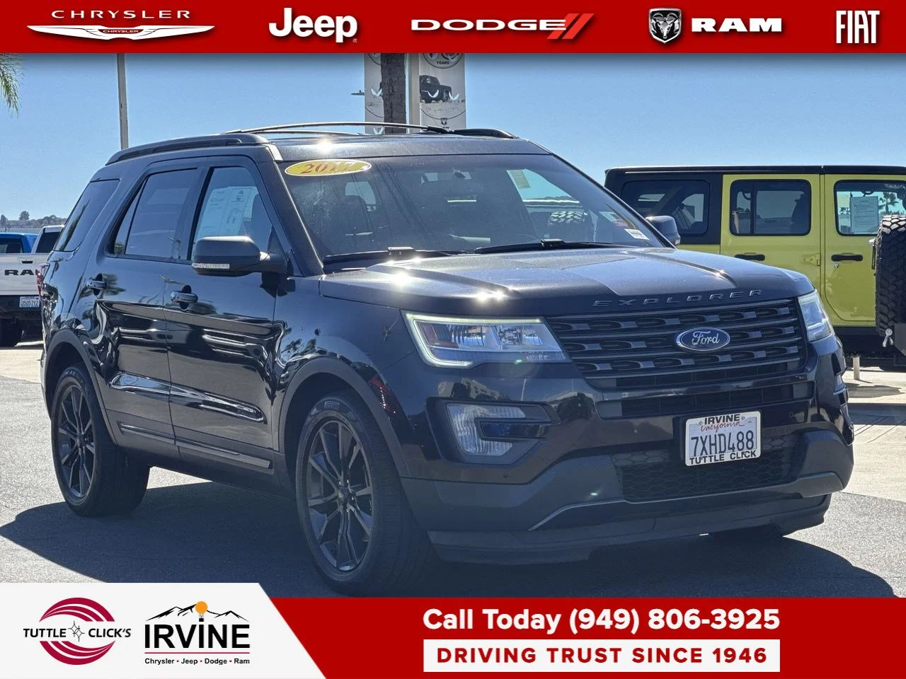 Used 2017 Shadow Black Ford XLT image 12