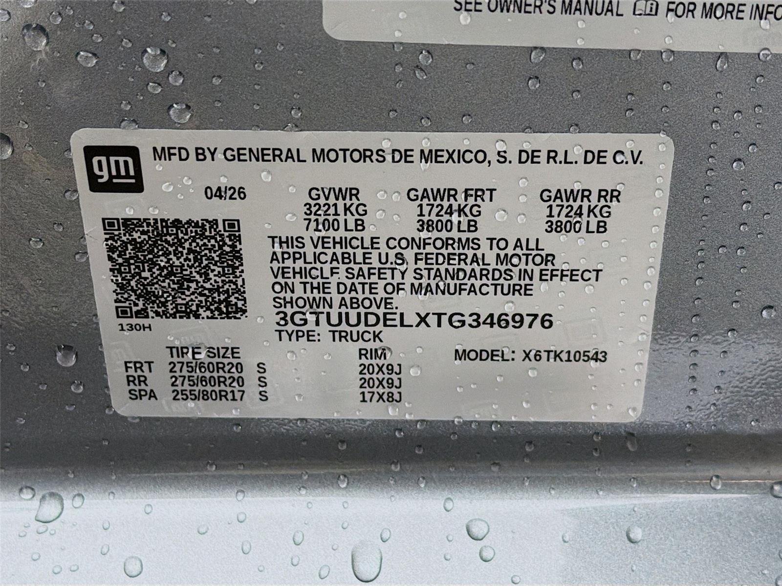 New 2026 Sterling Metallic GMC SLT image 34