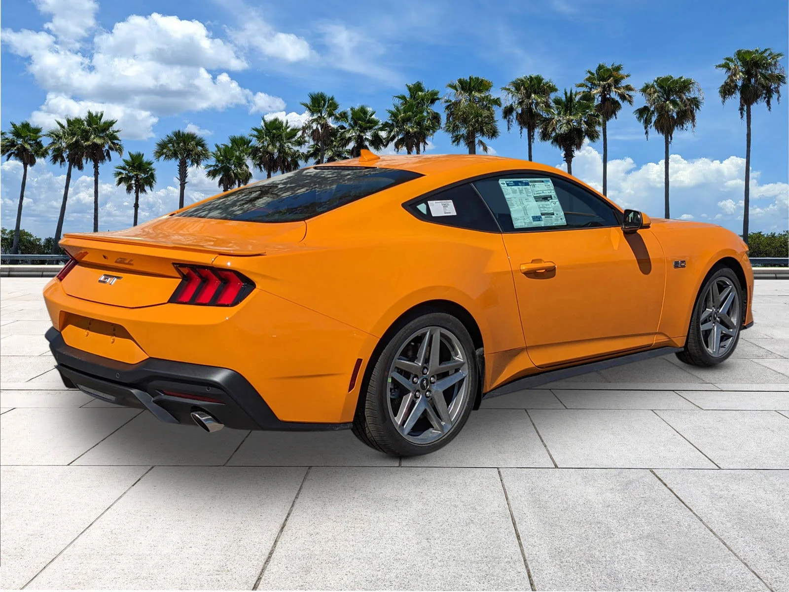 New 2026 Orange Fury Metallic Tri-coat Ford GT Premium Fastback image 8