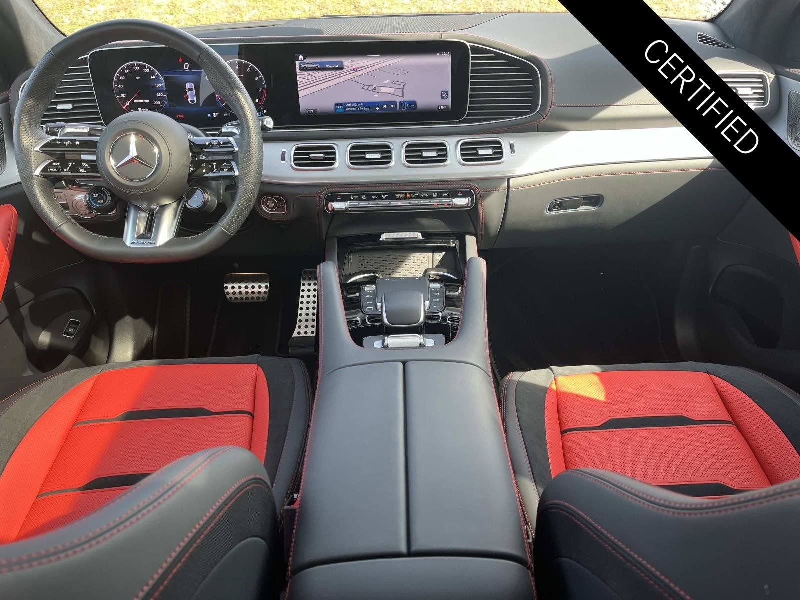 Certified Used 2025 Moonlight White Metallic Mercedes-Benz GLE 63 S AMG® image 13