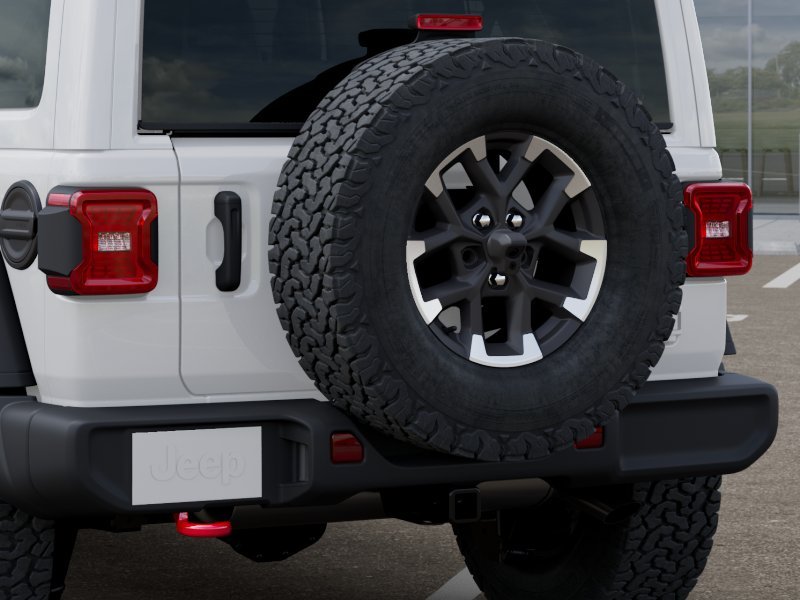 New 2026 Bright White Clear-Coat Exterior Paint Jeep Rubicon 4-Door image 39