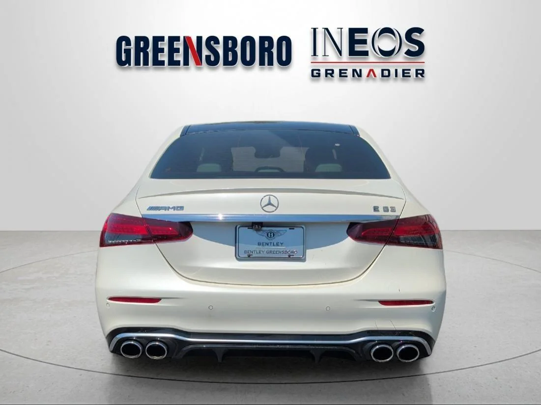Used 2021 designo Diamond White Mercedes-Benz AMG® E 53 image 4