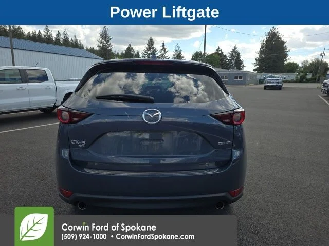 Used 2021 Polymetal Gray Metallic Mazda Carbon Edition image 9