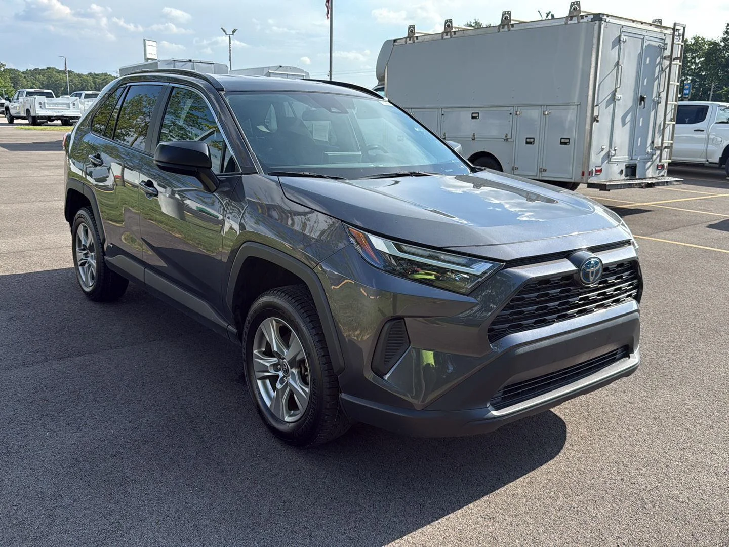 Used 2024 Gray Toyota Hybrid LE image 3