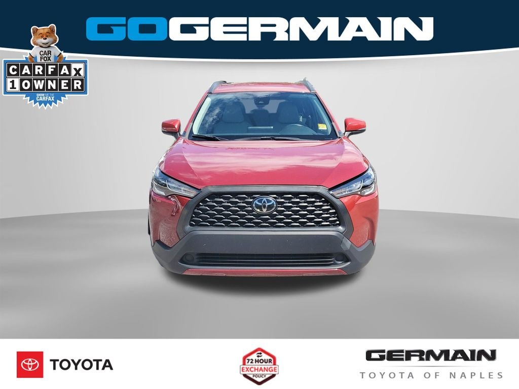 Used 2022 Red Toyota LE image 3