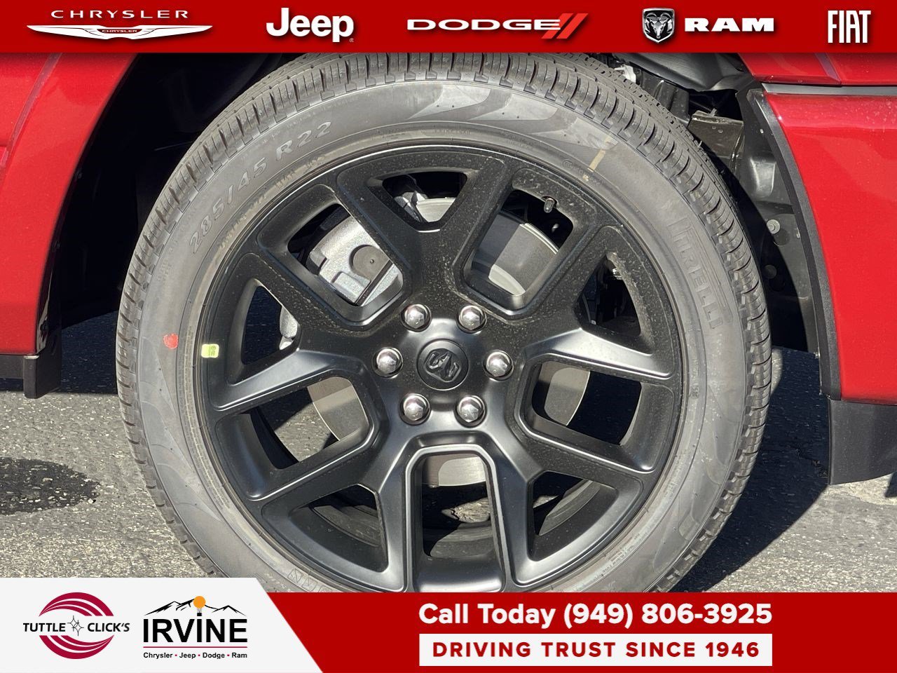 New 2026 Molten Red Pearl-Coat Exterior Paint RAM Laramie image 10