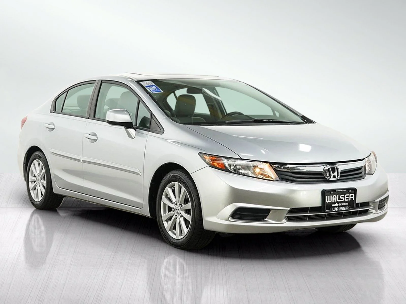 Used 2012 Alabaster Silver Metallic Honda EX-L SEDAN image 7