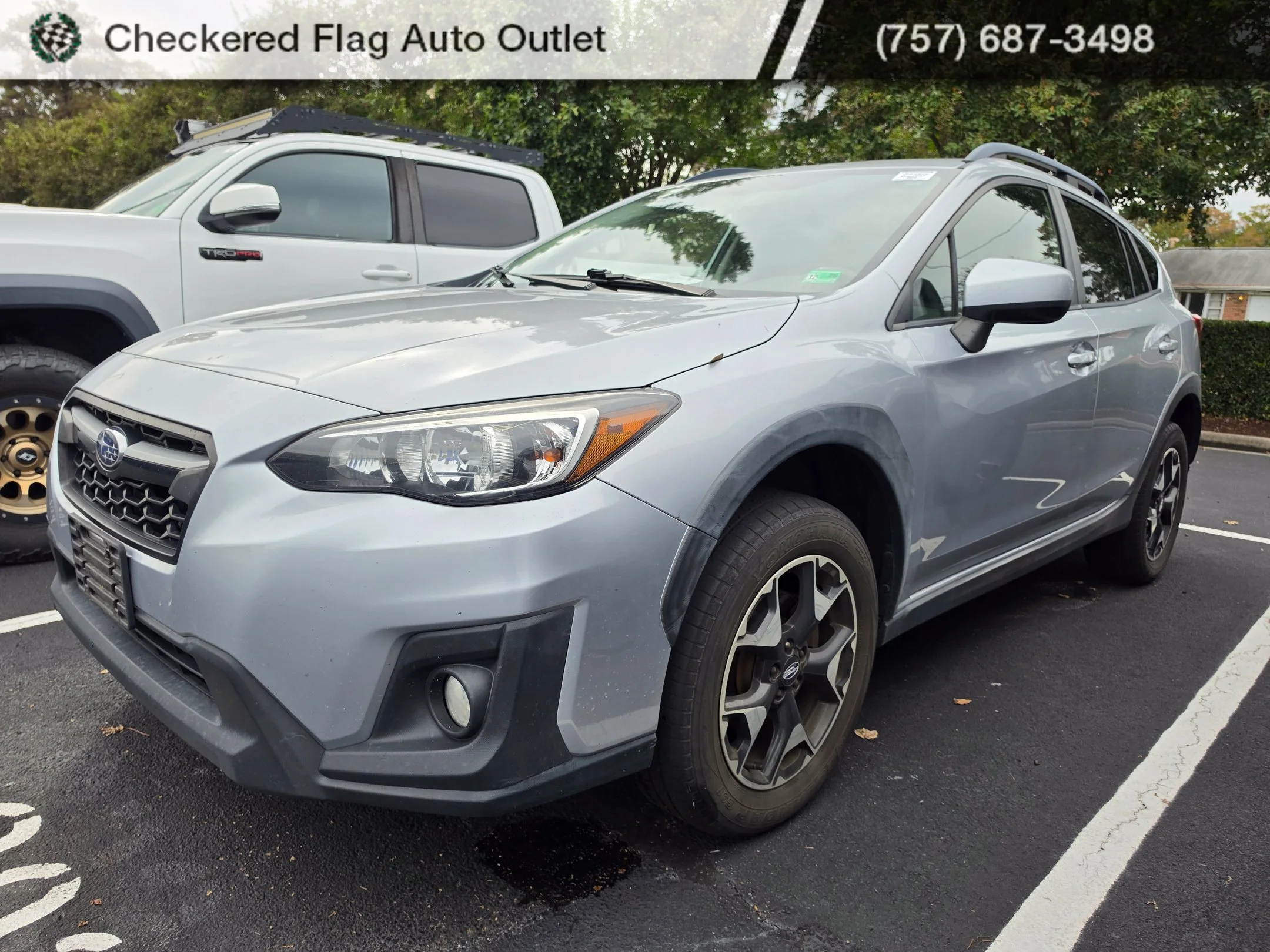 Used 2020 Ice Silver Metallic Subaru Premium image 1