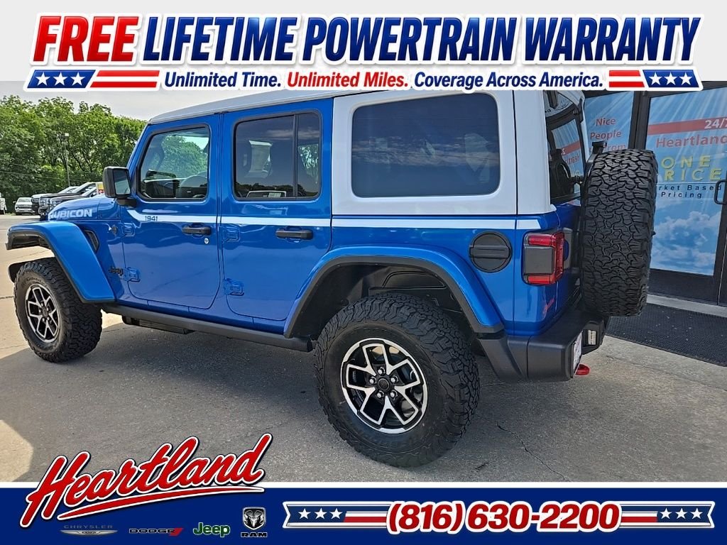 New 2026 Hydro Blue Pearl-Coat Exterior Paint Jeep Rubicon image 6