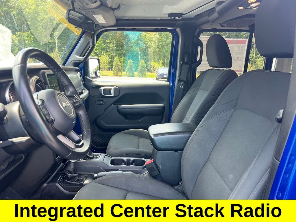 Used 2019 Ocean Blue Metallic Jeep Unlimited Sport S image 16